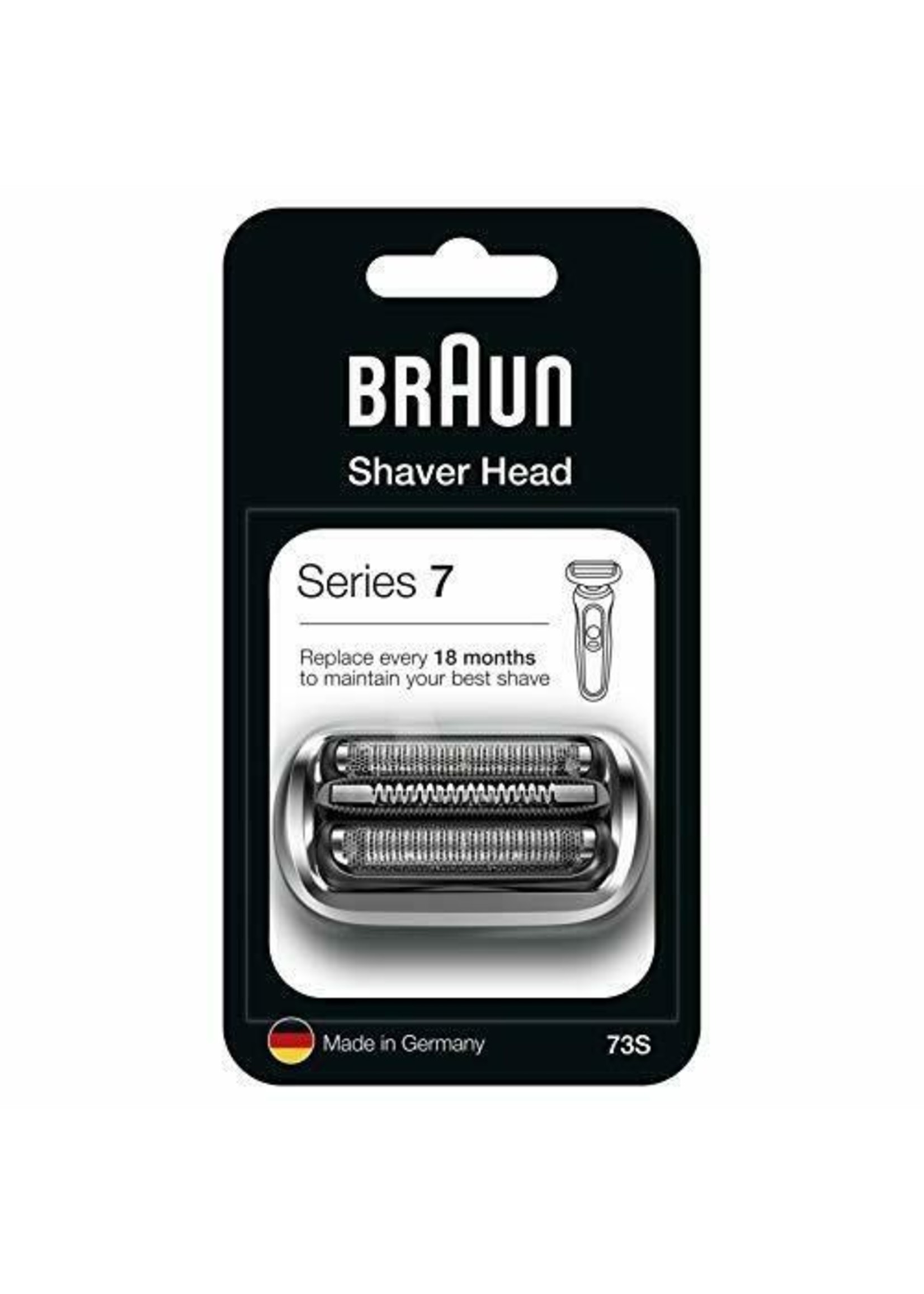 BRAUN 73S GRILLE/COUTEAU 73S ARGENT