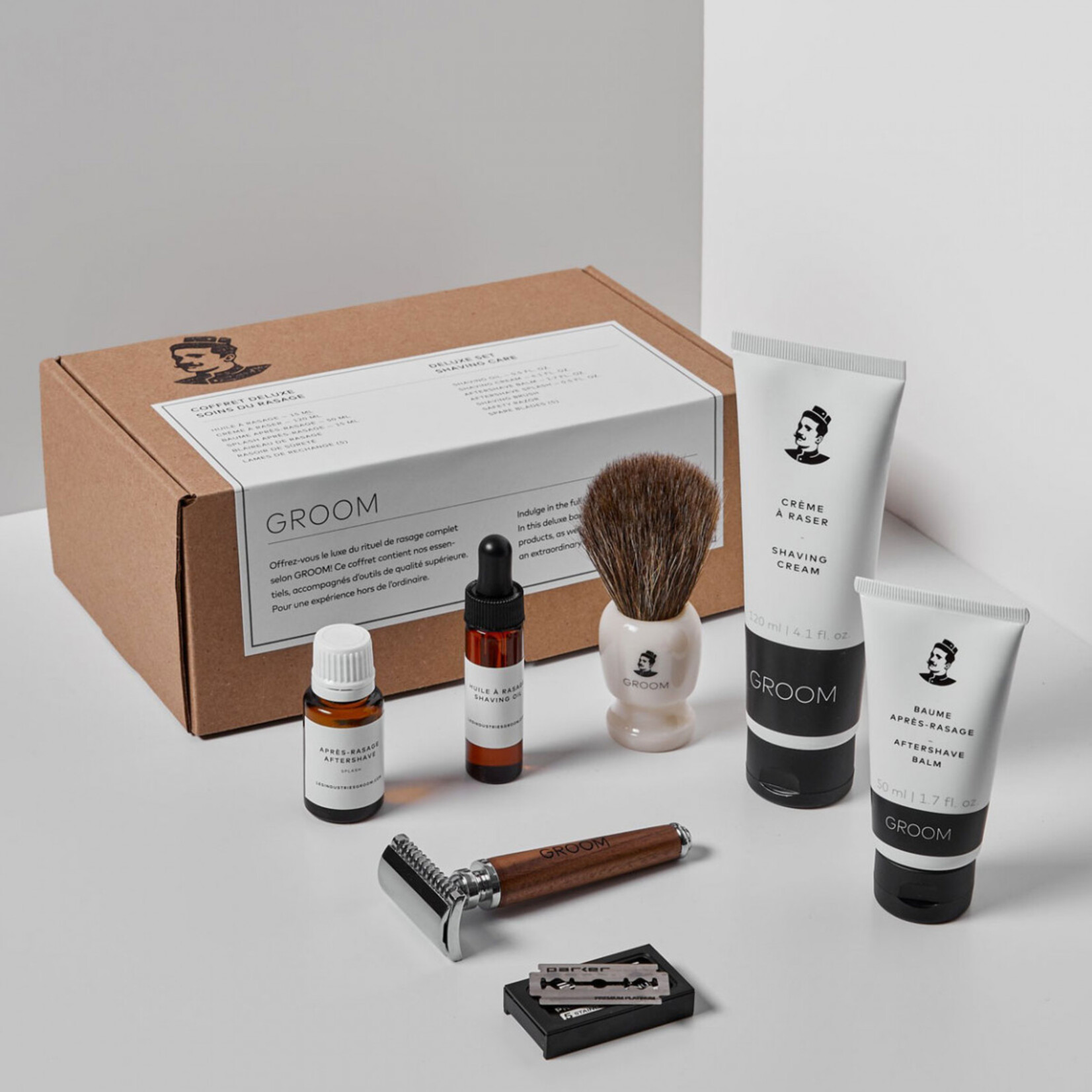 GROOM 05-10 - GROOM Coffret deluxe pour soins du rasage