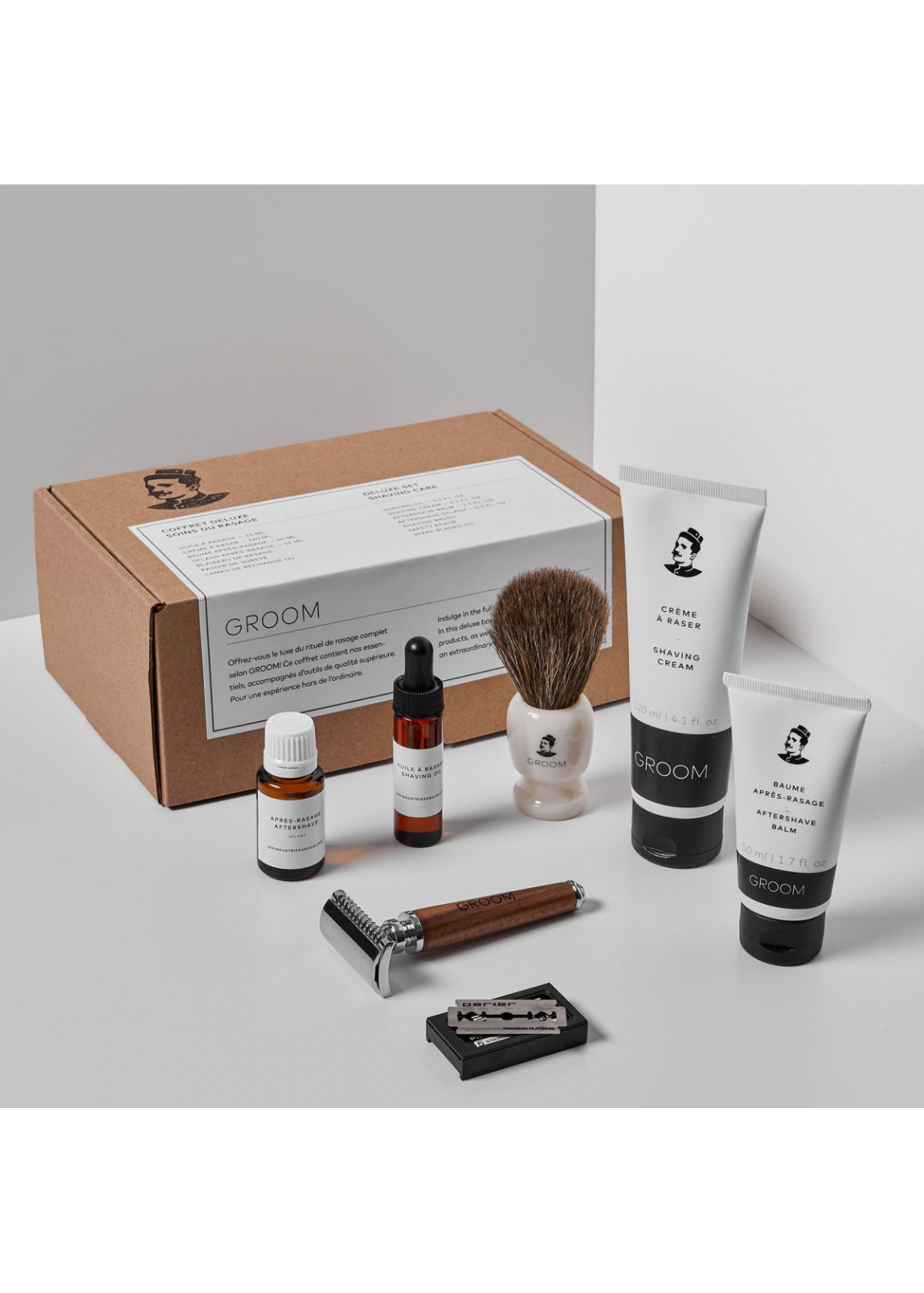 GROOM 05-10 - GROOM Coffret deluxe pour soins du rasage