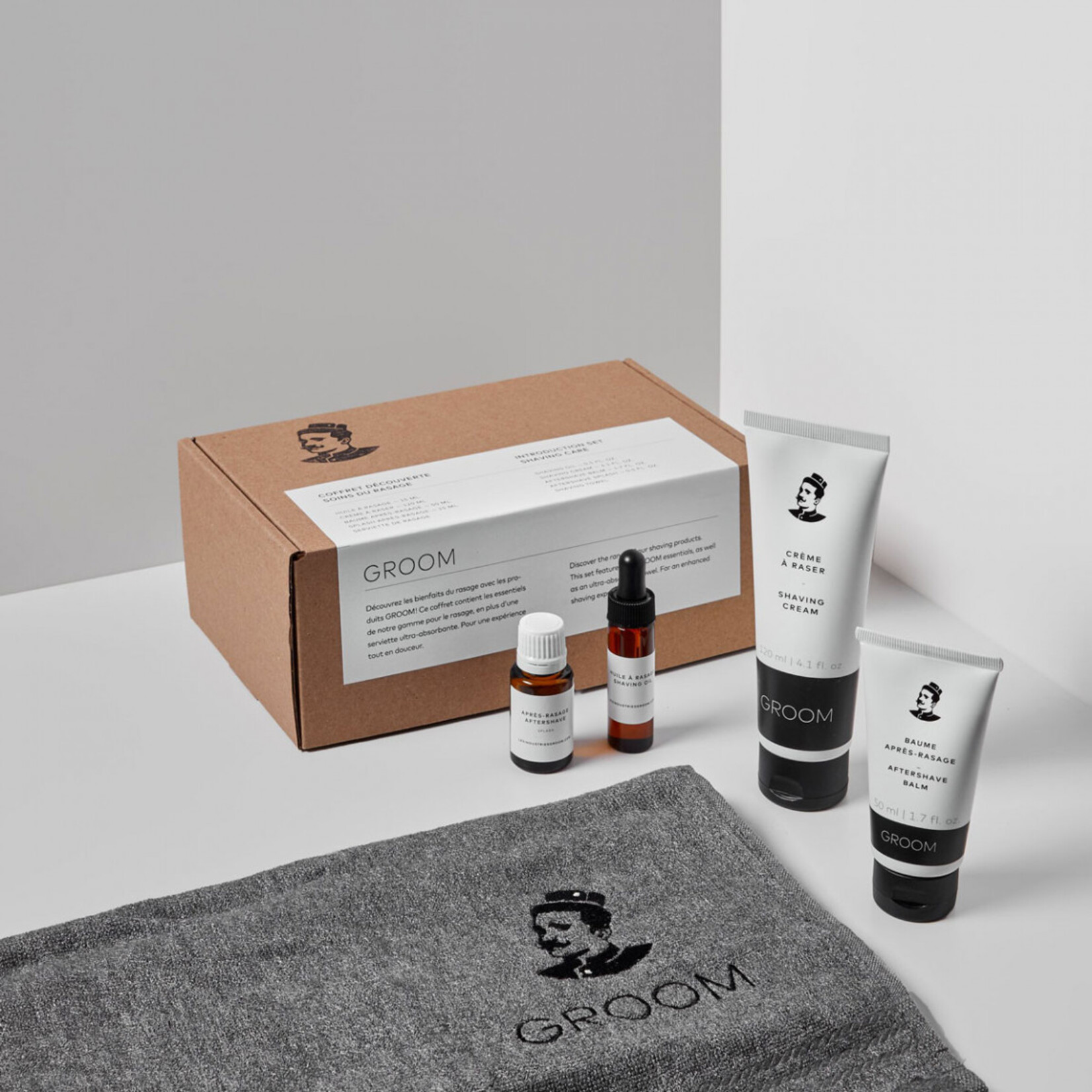 GROOM 05-09 - GROOM Coffret découverte soins du rasage,