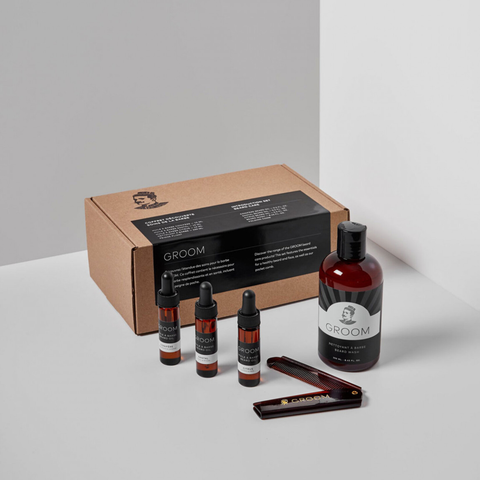 GROOM 05-07 - GROOM Coffret découverte soins de la barbe