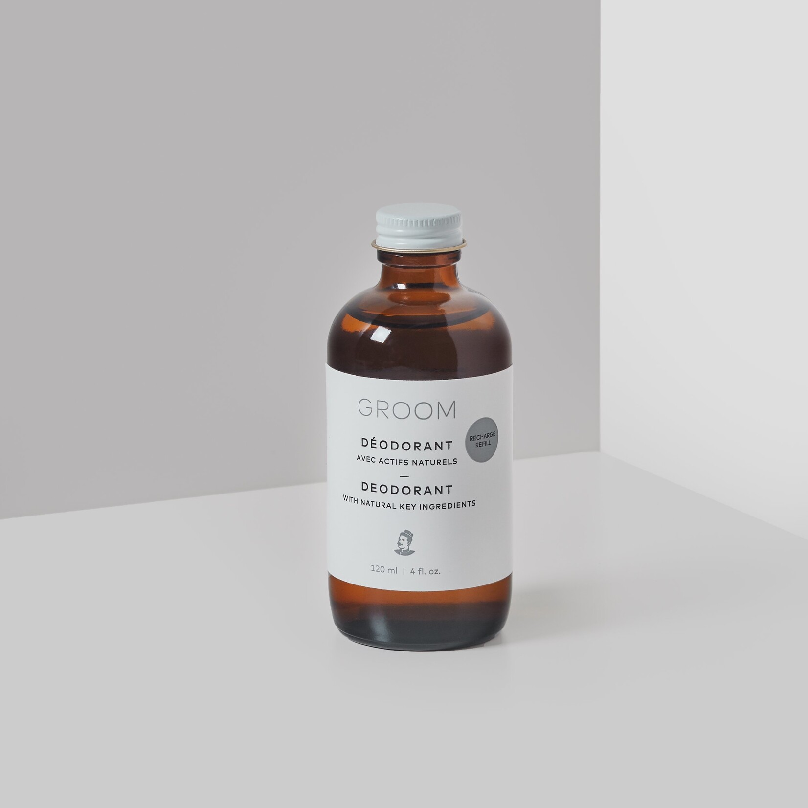 GROOM 04-07 - GROOM Recharge pour déodorant vaporisateur 120 ml