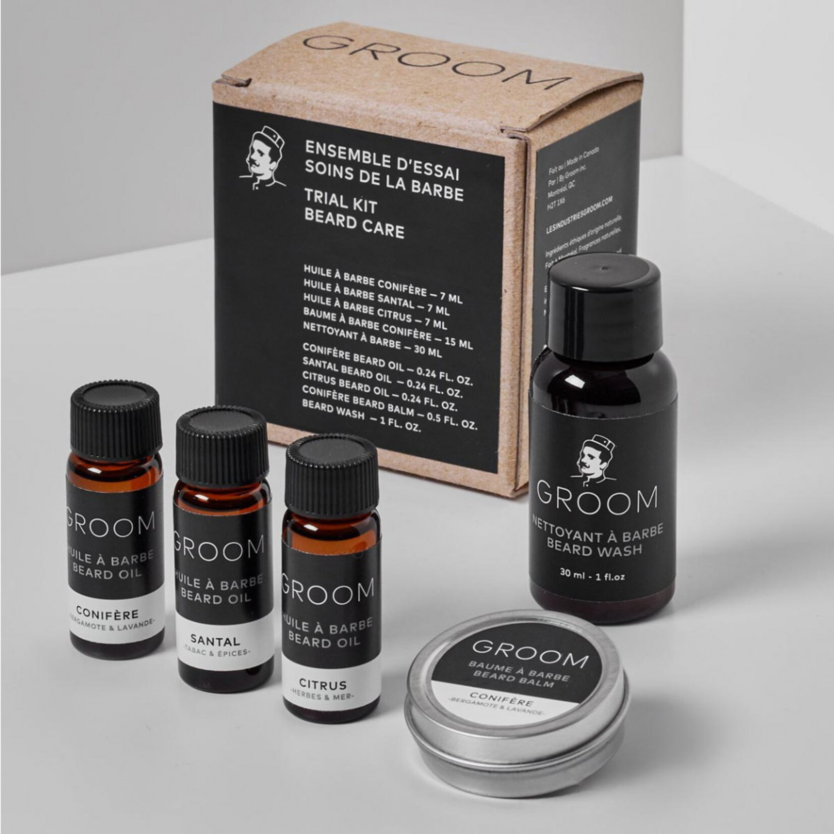 GROOM 04-001 - GROOM ENSEMBLE DE VOYAGE SOINS DE BARBE