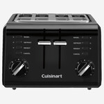 CUISINART CPT-142BKC - CUISINART GRILLE-PAIN 4T NOIR