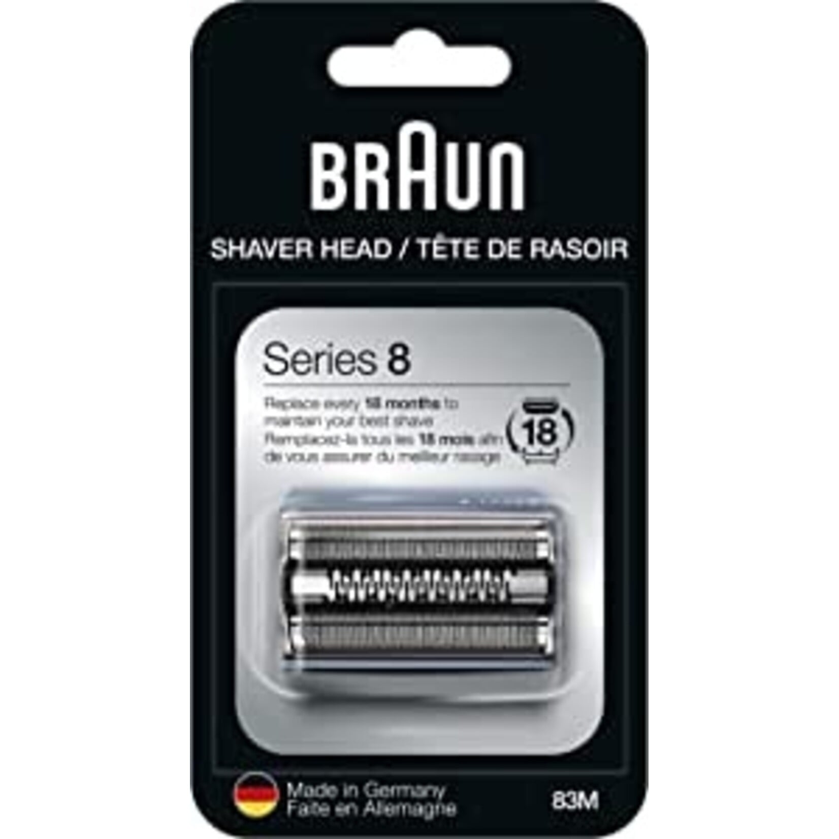 BRAUN 83M - BRAUN TETE DE REMPLACEMENT SERIE 8