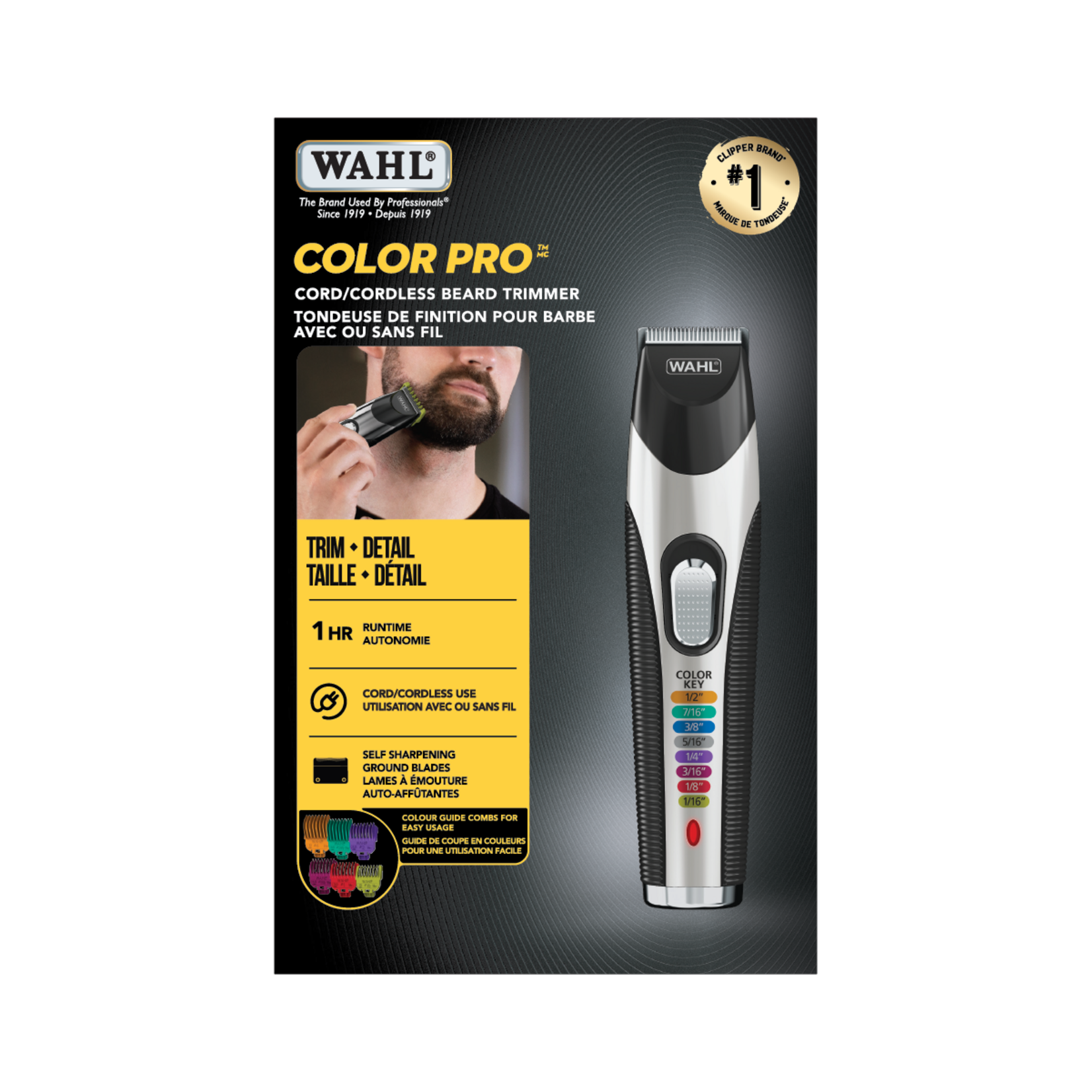 WAHL 3216 WAHL TONDEUSE DE FINITION POUR BARBE AVEC ET SANS FIL