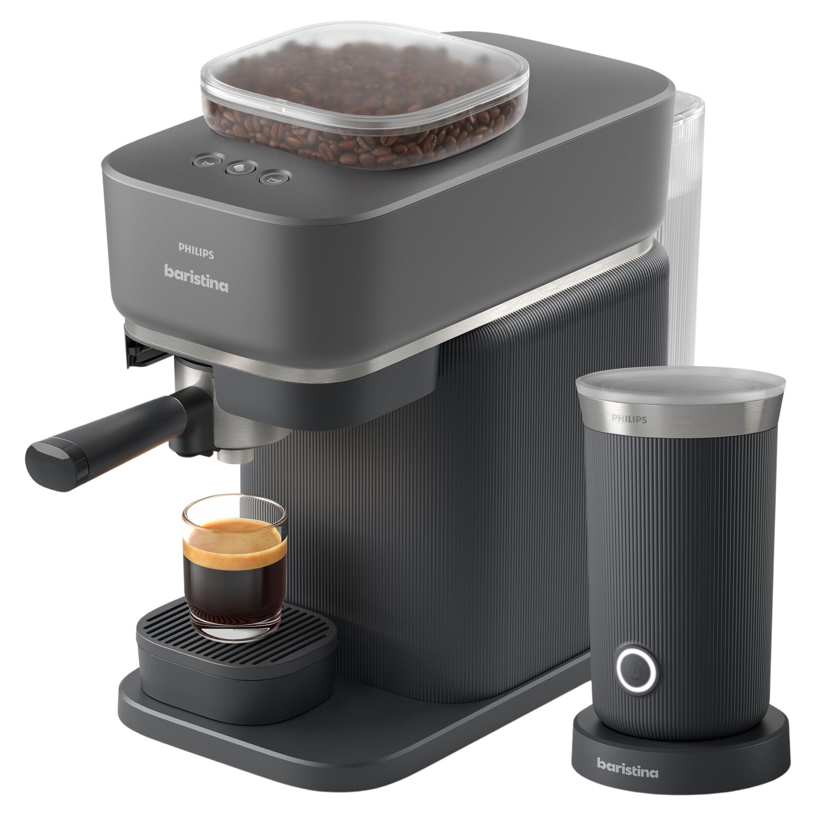 PHILIPS/SAECO BAR303/60 - PHILIPS BARISTINA NOIR AVEC MOUSSEUR