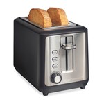 HAMILTON BEACH 22996G HAMILTON BEACH GRILLE-PAIN 2 TRANCHES NOIR ET STAINLESS