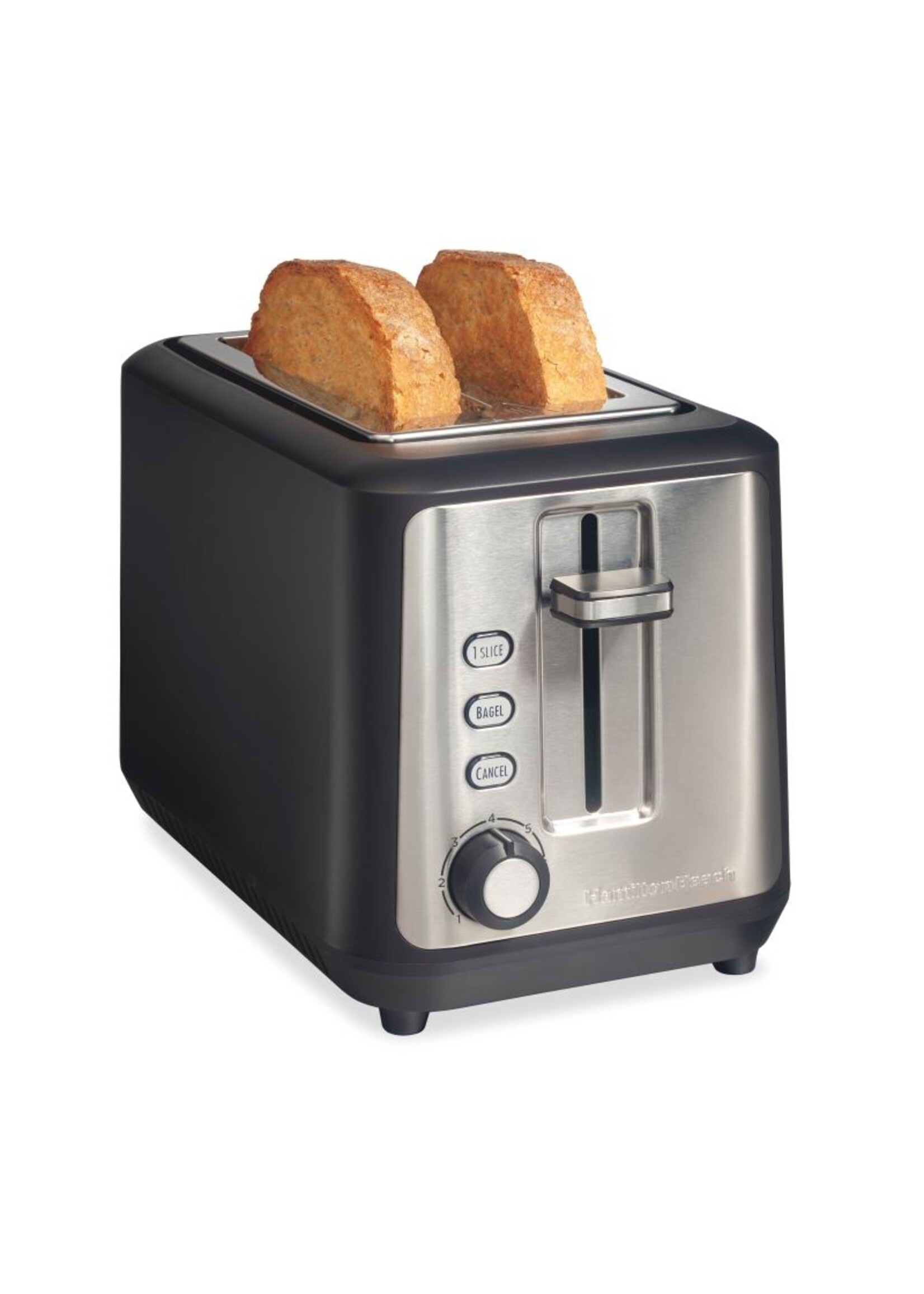 HAMILTON BEACH 22996G HAMILTON BEACH GRILLE-PAIN 2 TRANCHES NOIR ET STAINLESS