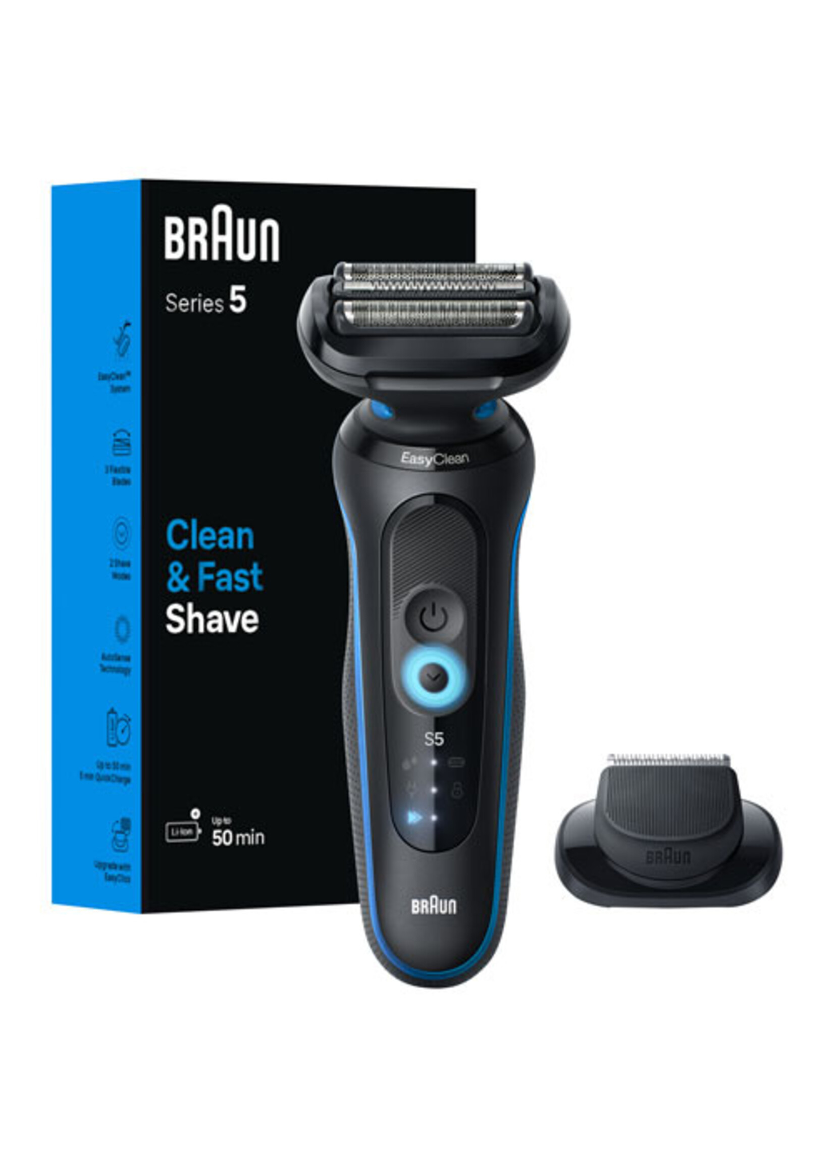 5118S - BRAUN RASOIR SERIE 5 BLEU
