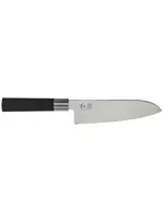 KAI 6716S - KAI WASABI   COUTEAU SANTOKU LAME 6.5POUCES
