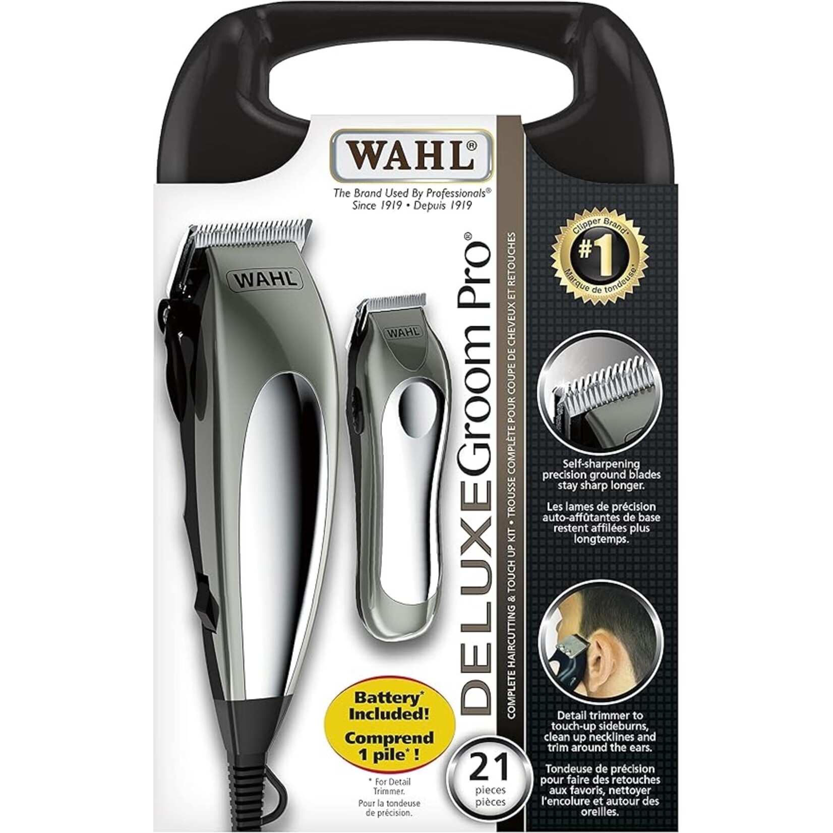WAHL 3258 WAHL TROUSSE DE COUPE DE CHEVEUX SANS FIL