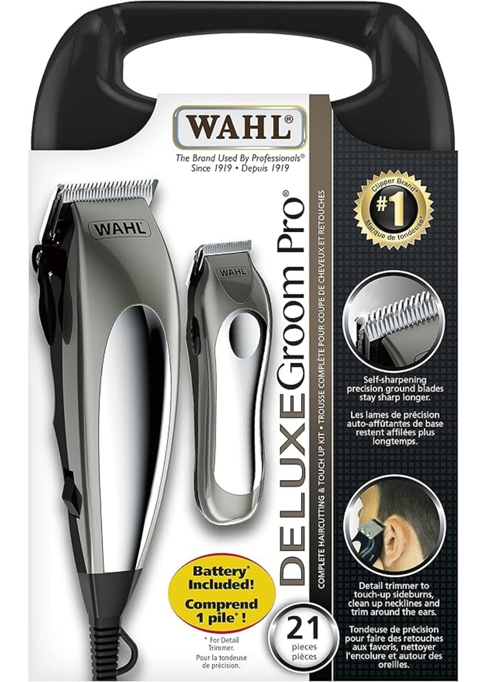 WAHL 3258 WAHL TROUSSE DE COUPE DE CHEVEUX SANS FIL