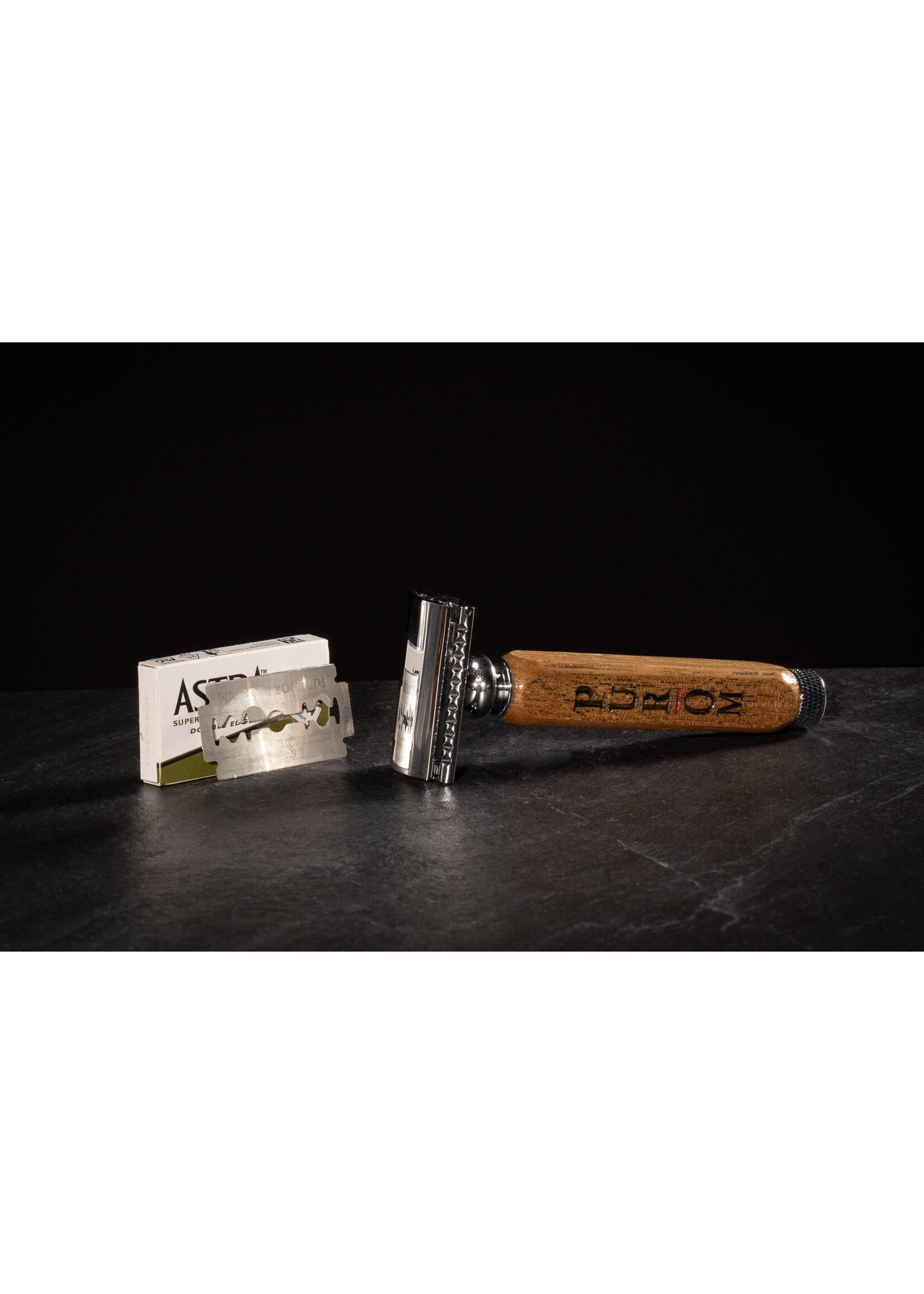 PUR OM RSN - PUR OM RASOIR NOYER / 5 LAMES ASTRA