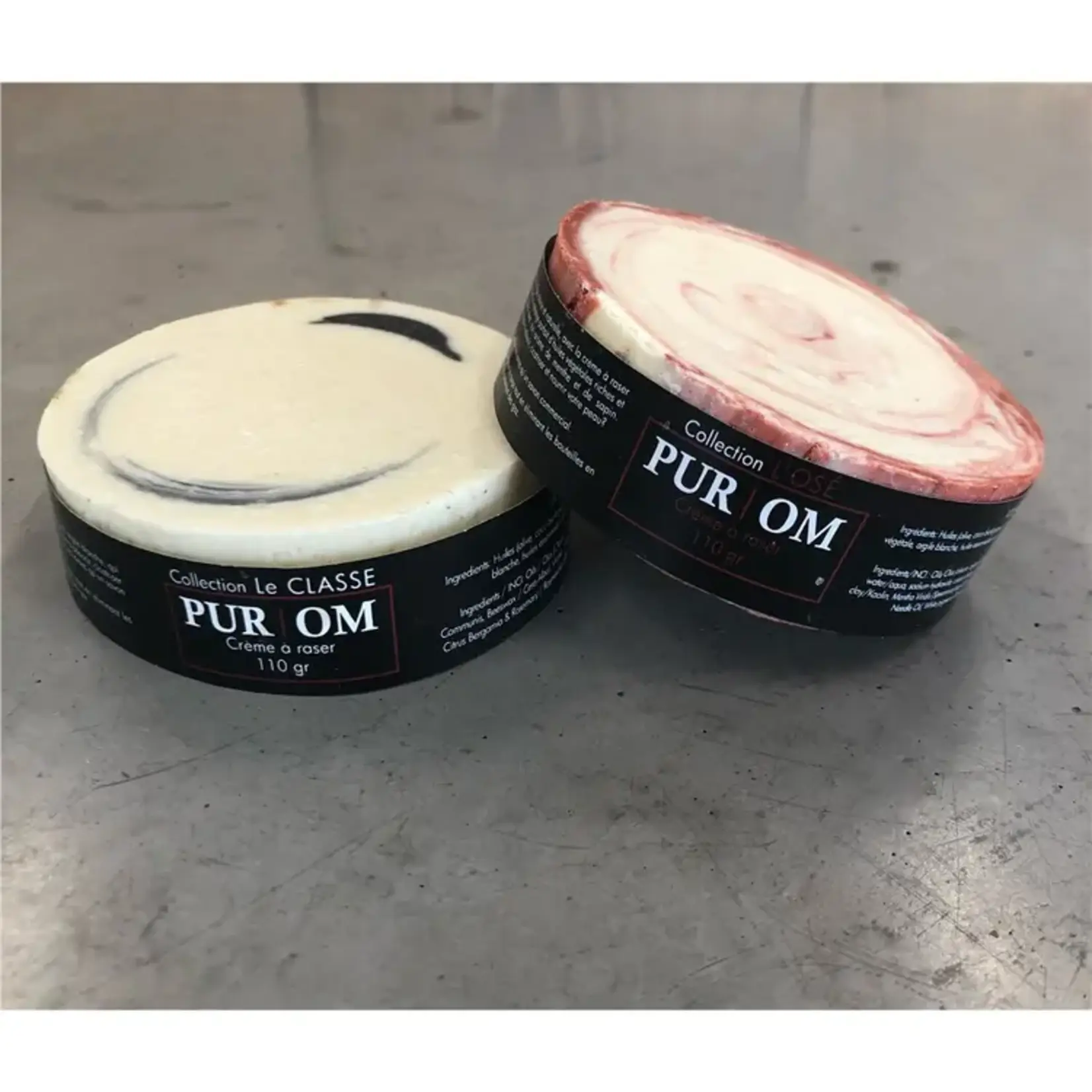 PUR OM CRCR110 - PUR OM CREME A RASER -LE CLASSE 110G CARRE