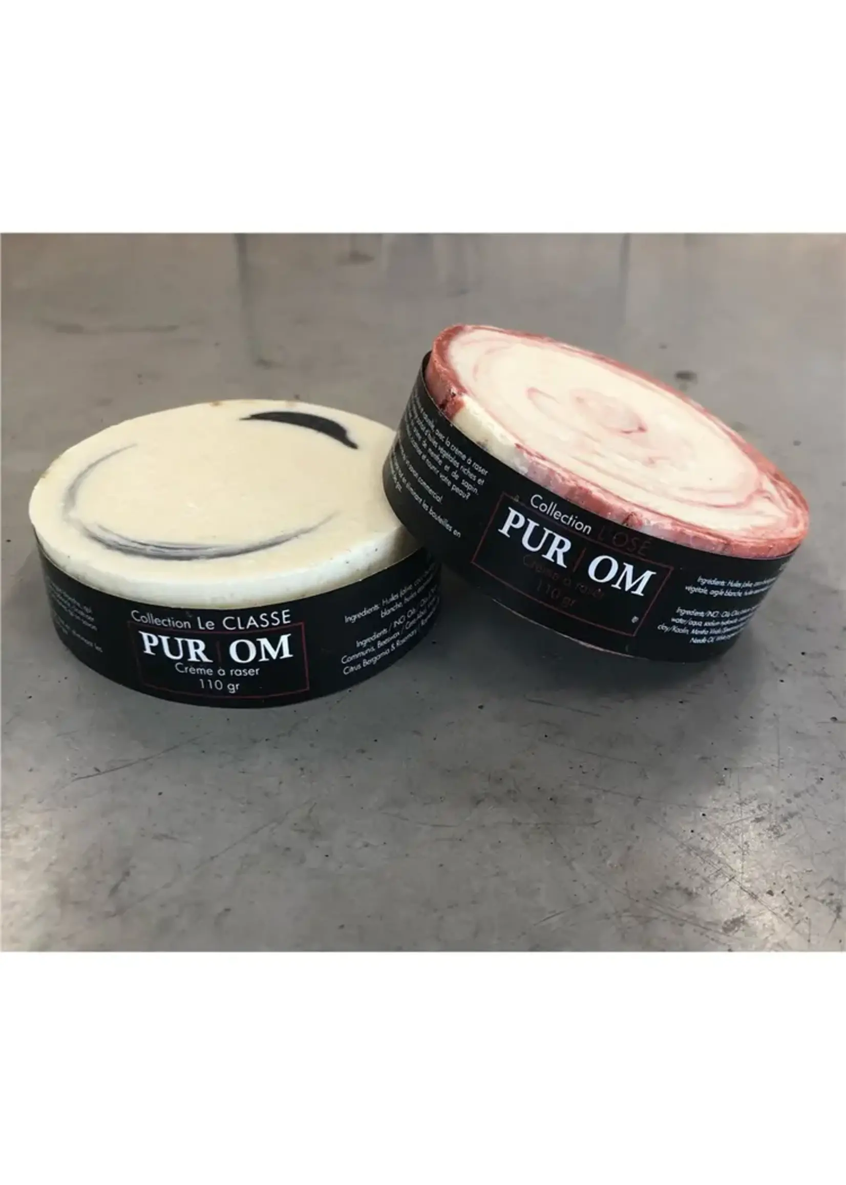 PUR OM CRCR110 - PUR OM CREME A RASER -LE CLASSE 110G CARRE