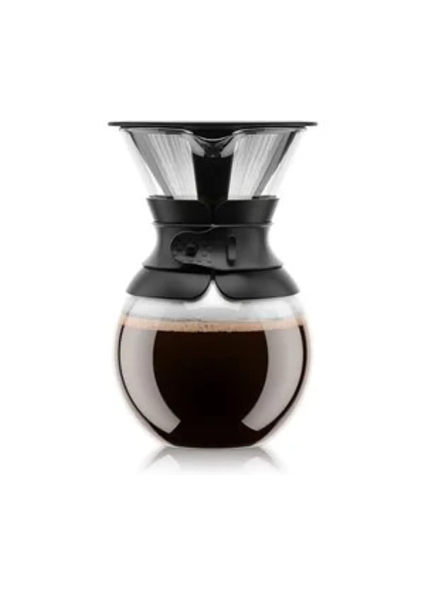 BODUM 11571-01S - BODUM POUR OVER 8 T / 1L FILTRE PERMANENT METAL