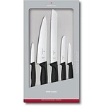 VICTORINOX 6.7133.5G - VICTORINOX ENSEMBLE DE COUTEAU A DECOUPER 19CM A PAIN 21 CM A STEAK ET TOMATE ET D'OFFICE