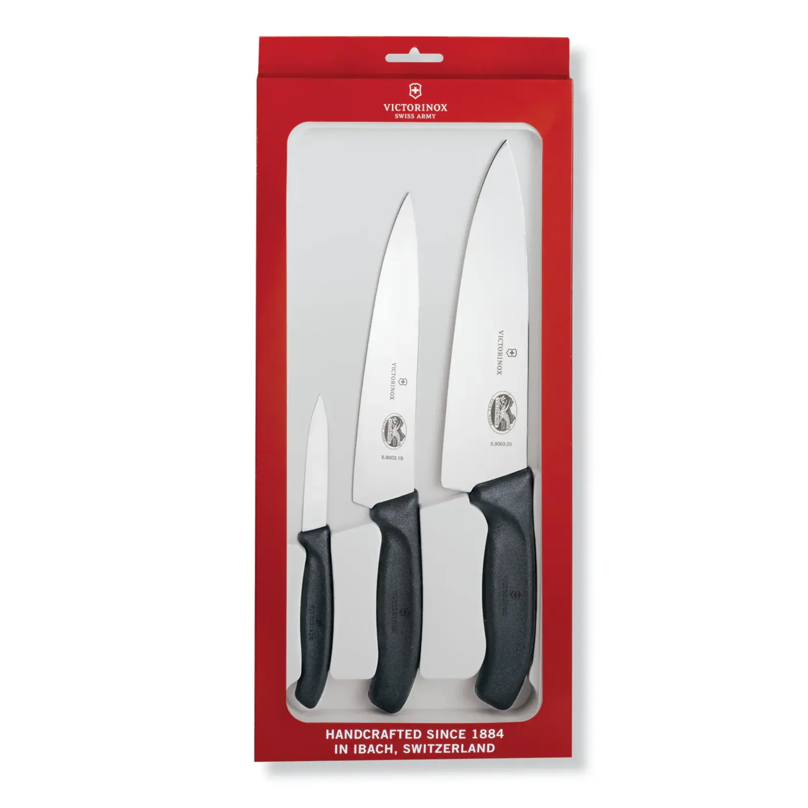 VICTORINOX 6.8063.20-X1 - VICTORINOX ENSEMBLE  COUTEAU DU CHEF 8/20CM COUTEAU A DECOUPER ET D'OFFICE