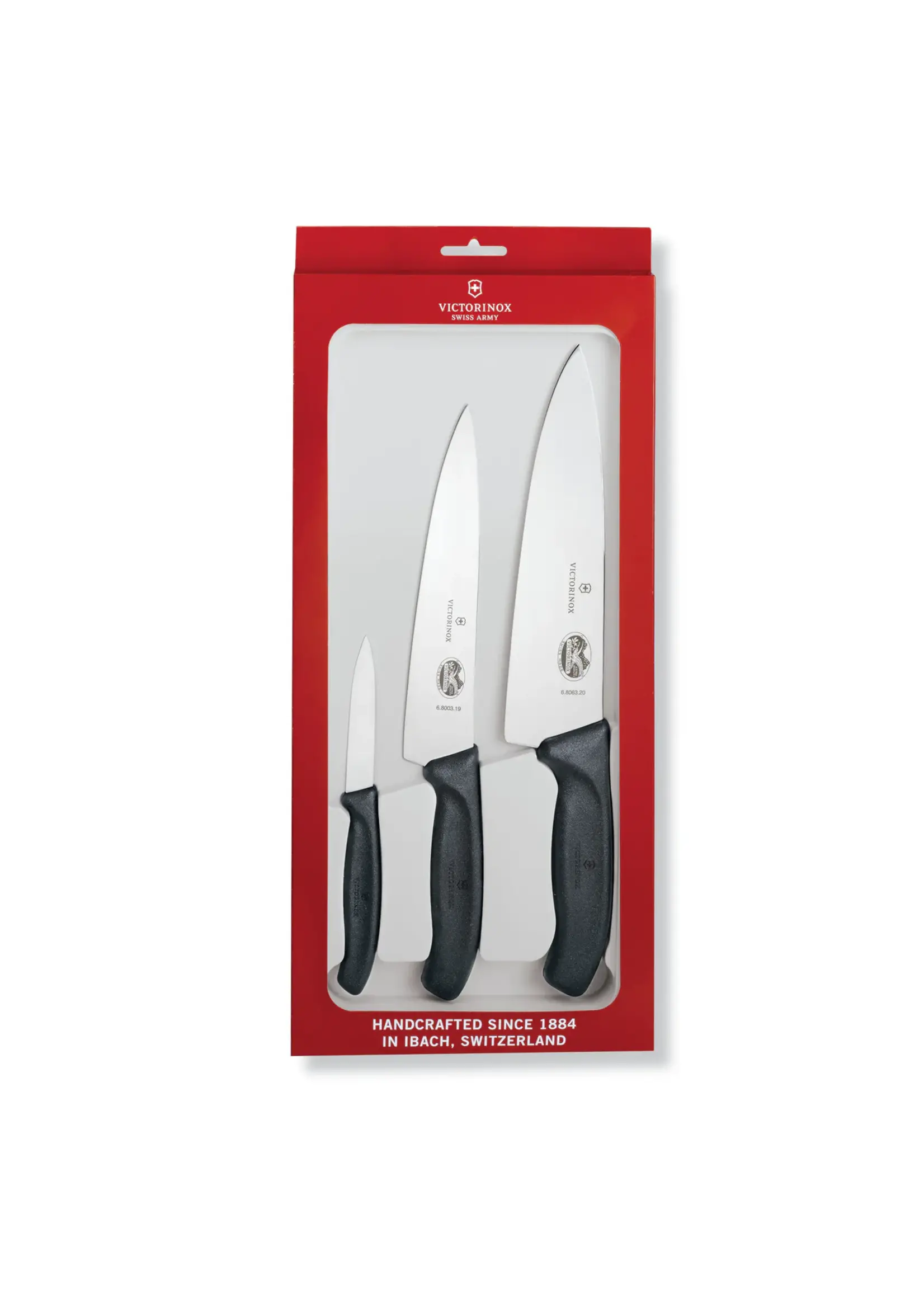 VICTORINOX 6.8063.20-X1 - VICTORINOX ENSEMBLE  COUTEAU DU CHEF 8/20CM COUTEAU A DECOUPER ET D'OFFICE