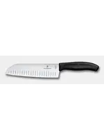 VICTORINOX 6.8523.17-X2 - VICTORINOX COUTEAU SANTOKU 7/18CM ET COUTEAU OFFICE DENTELE41-2/11CM