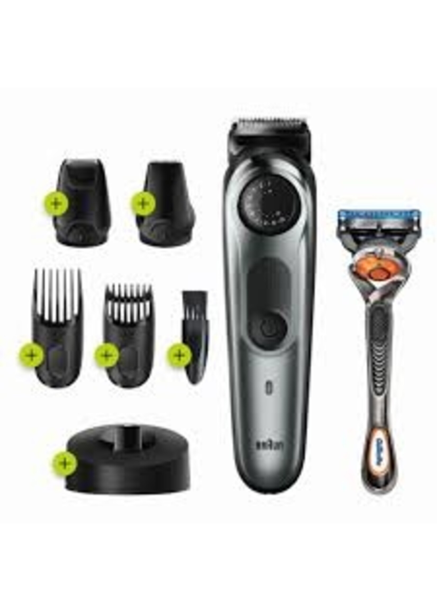 BRAUN BT7240 - BRAUN TONDEUSE BARBE RECH AJUSTABLE (8 PCS)