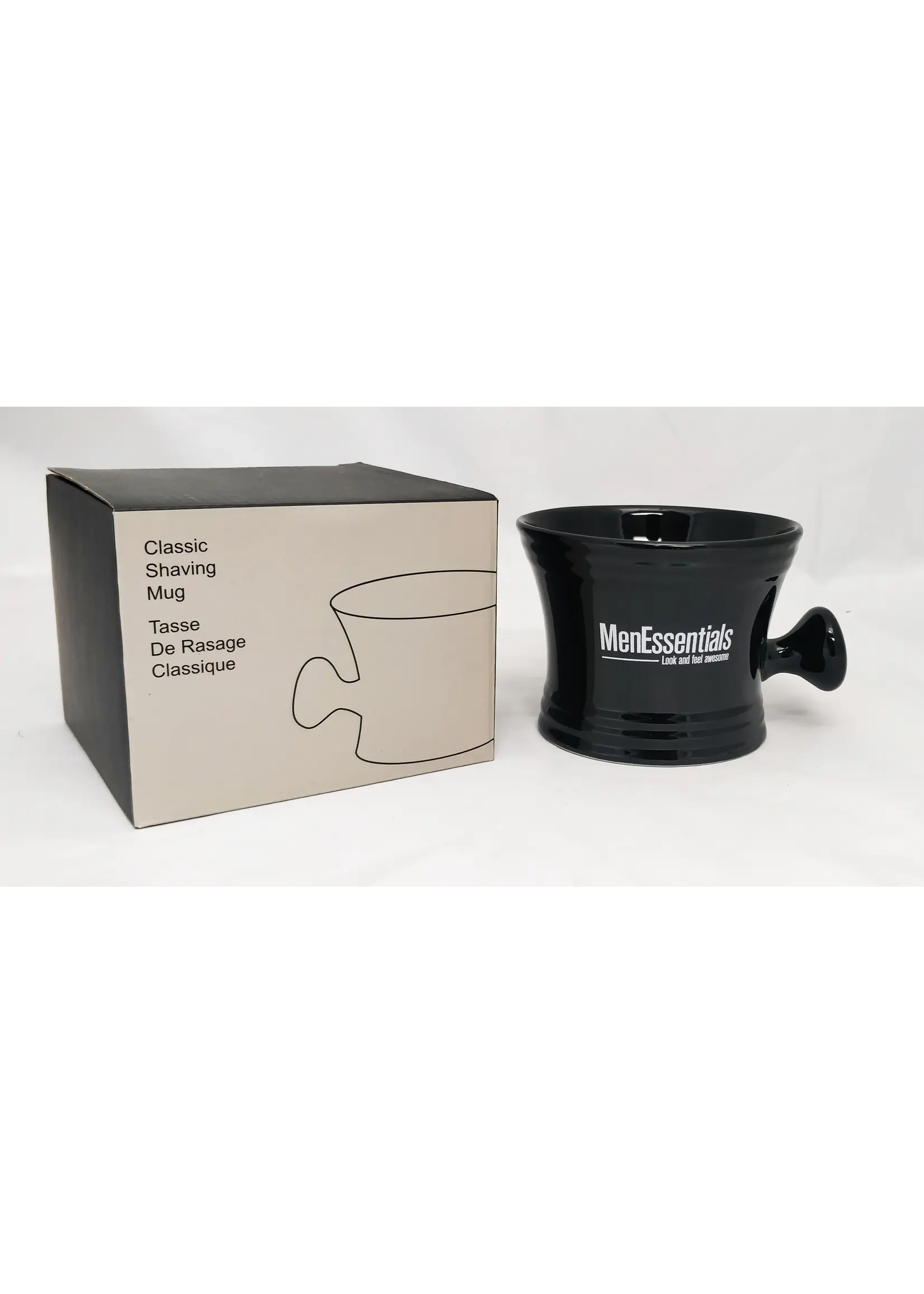 PERMA BRAND PB-SHAVEMUG-BLK TASSE RASAGE PORCELAINE NOIR