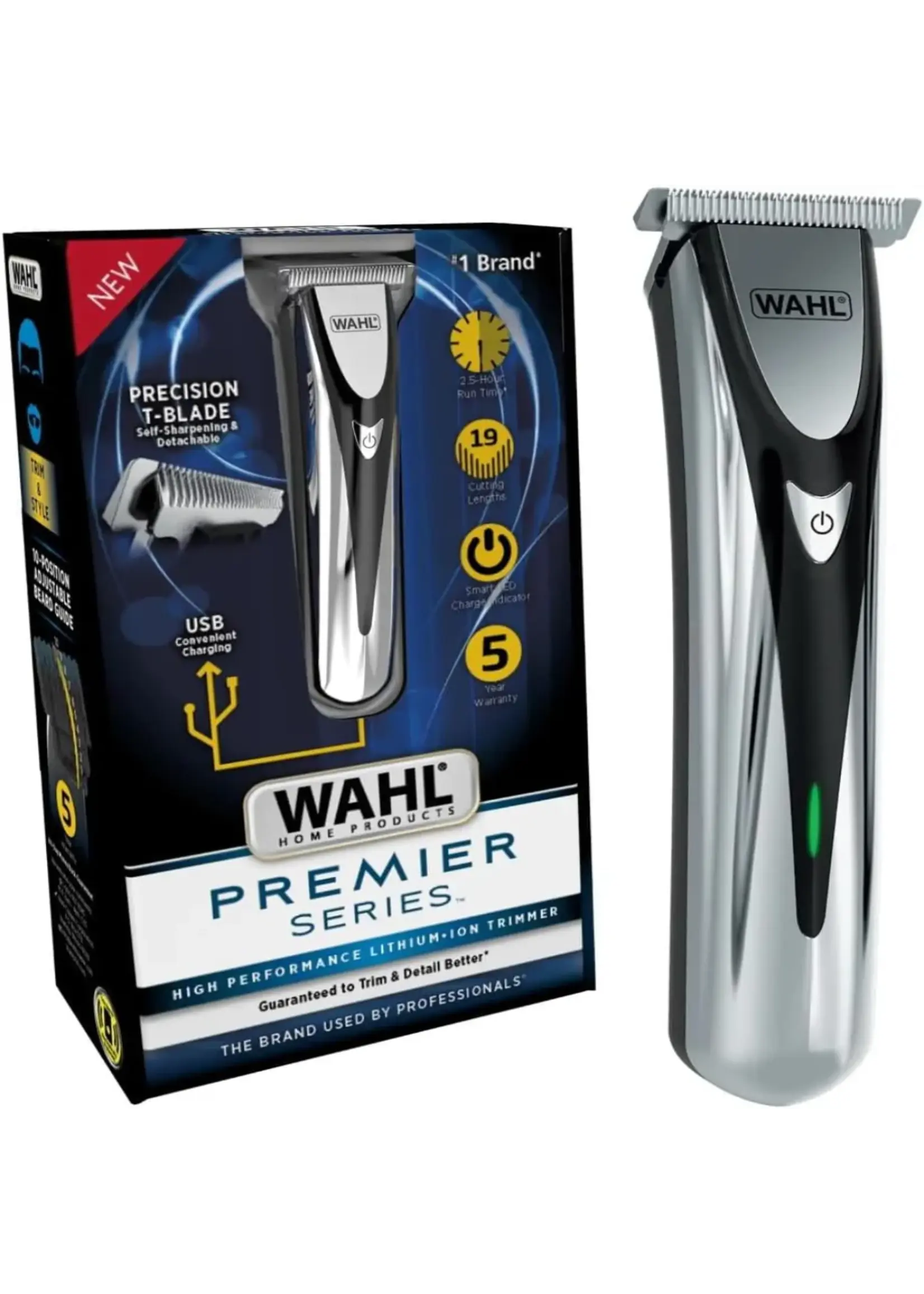 WAHL 3302 - WAHL TAILLE BARBE ELITE RECHARGEABLE LITHIUM USB
