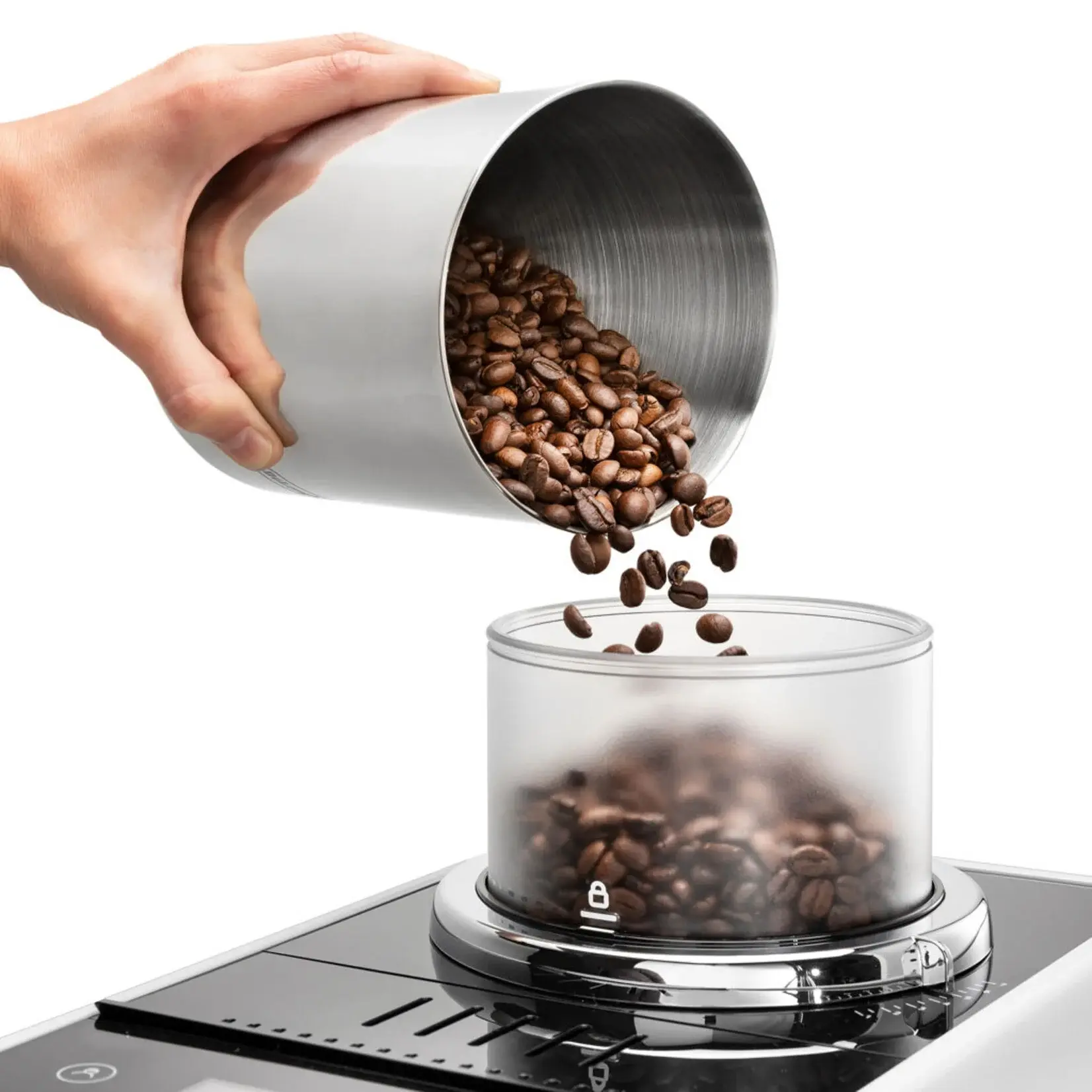DELONGHI Espresso automatique Rivelia Blanc Arctique