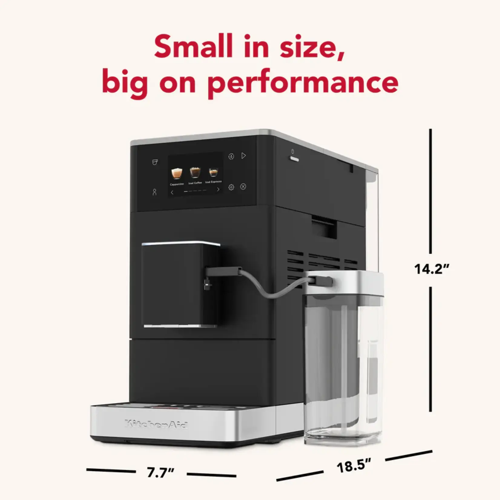 KITCHEN AID Machine espresso automatique KF4 - Noir mat