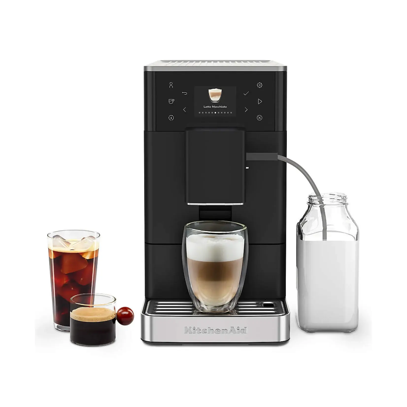 KITCHEN AID Machine espresso automatique KF3 - Noir mat