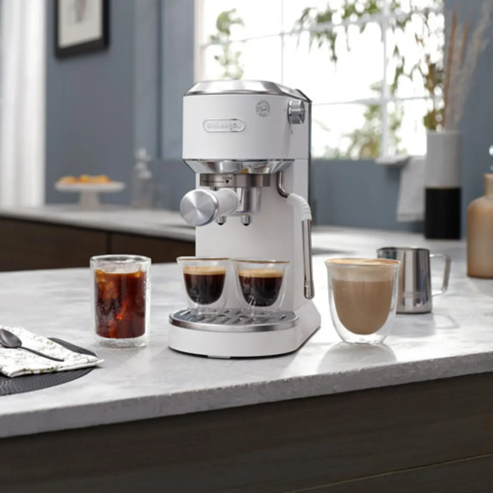 DELONGHI Dedica Duo blanche EC890W