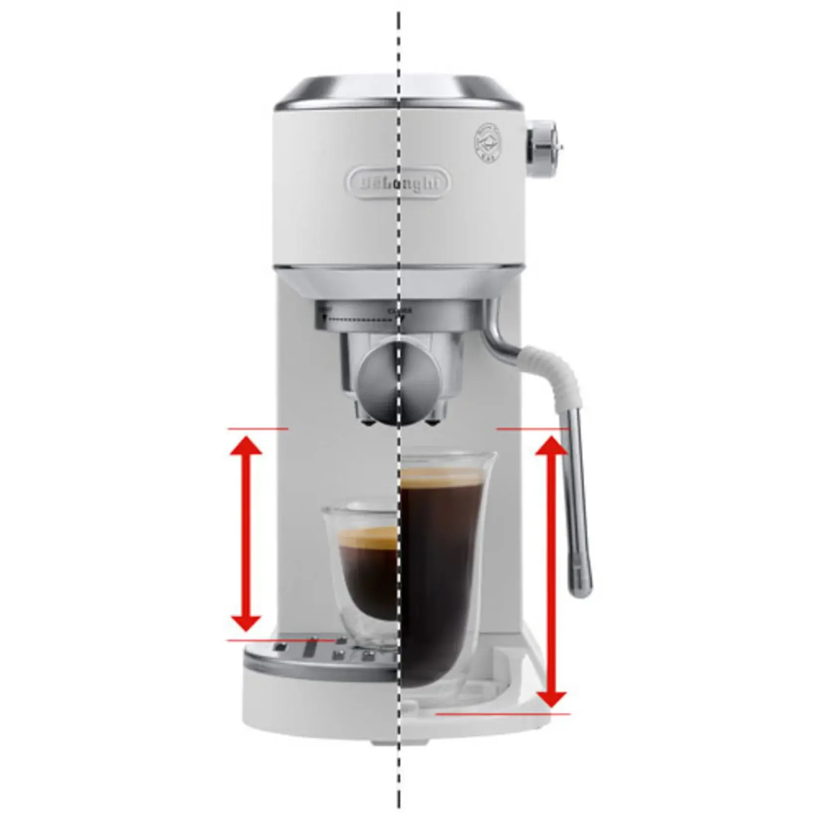 DELONGHI Dedica Duo blanche EC890W