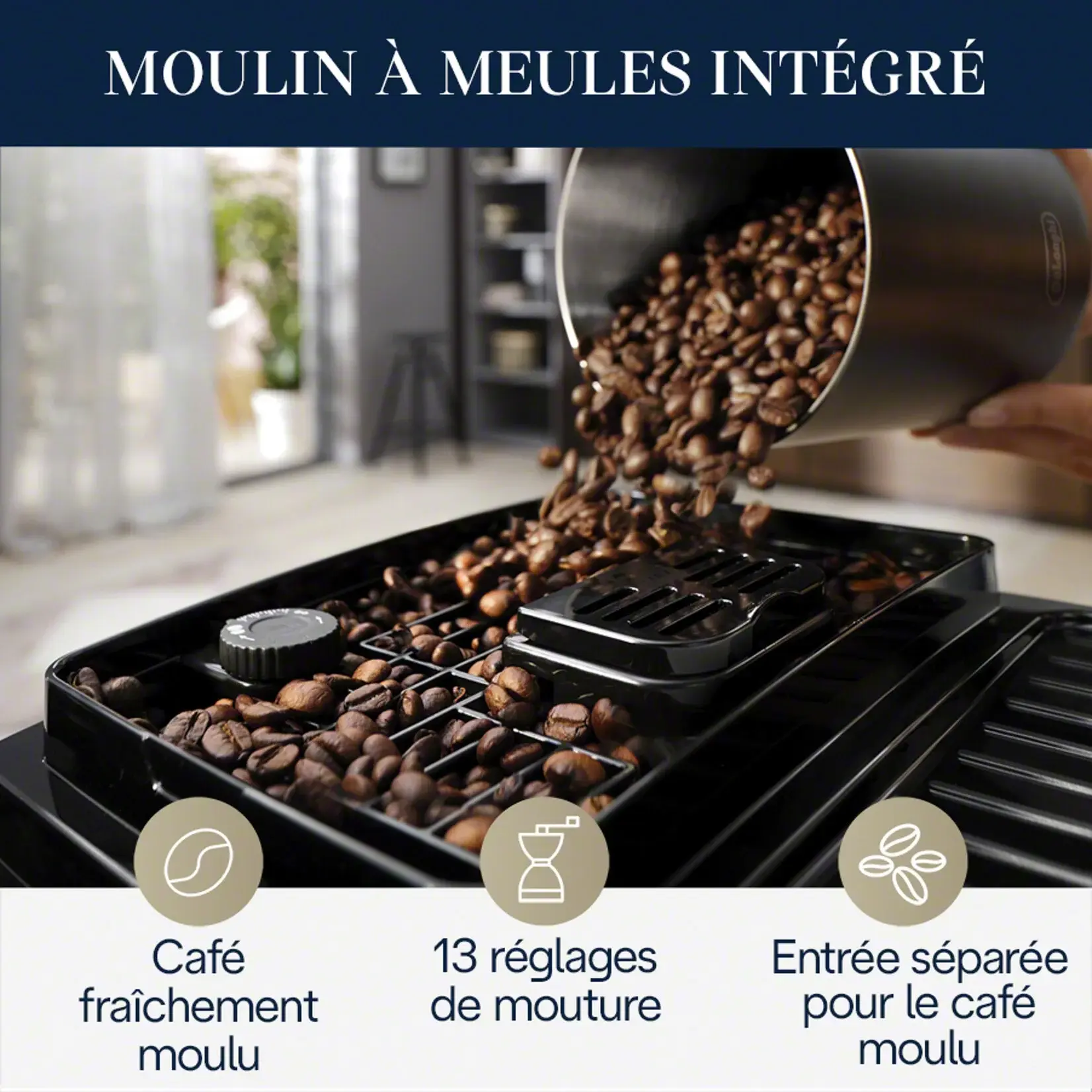 DELONGHI Magnifica Start avec Lattecrema ECAM22080SB