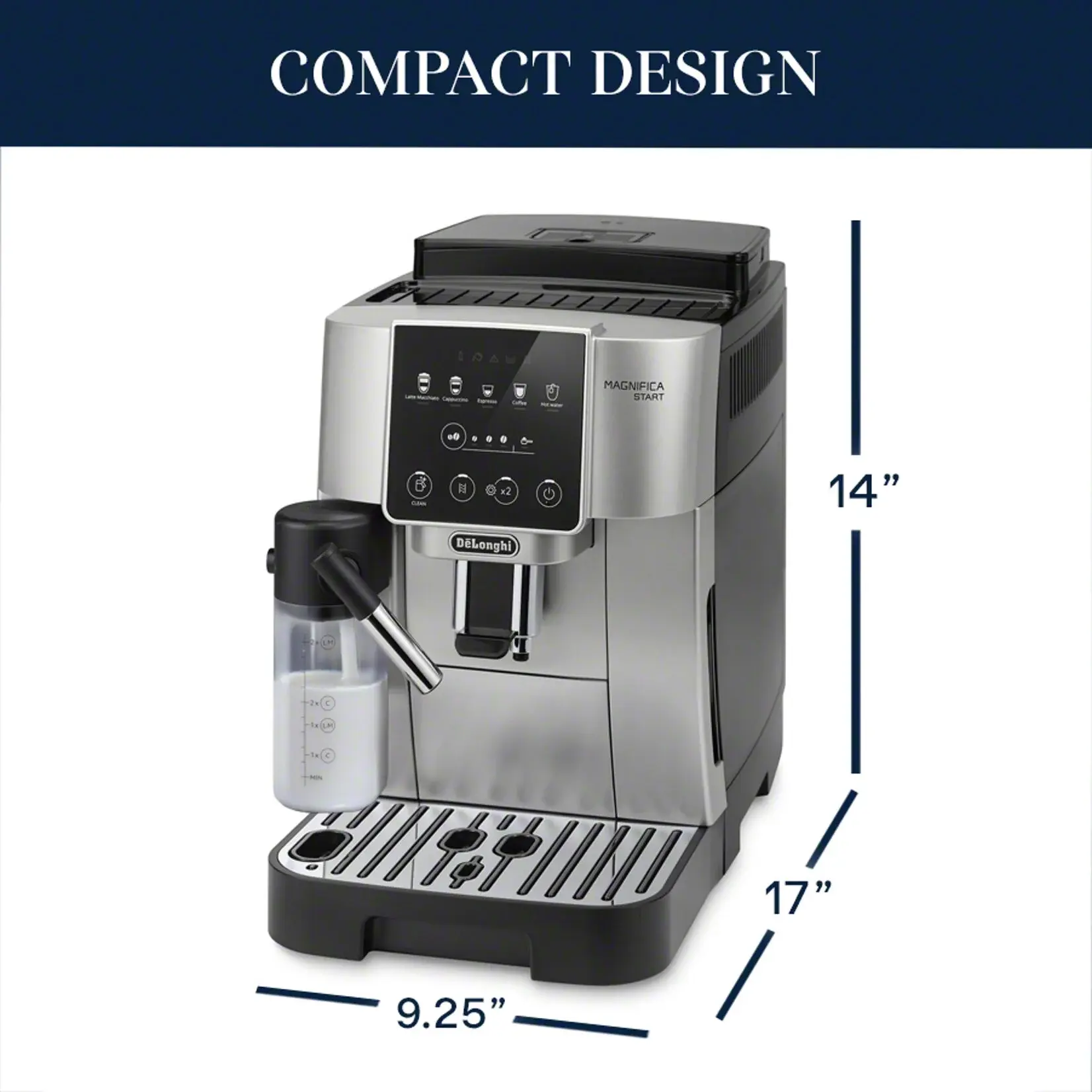 DELONGHI Magnifica Start avec Lattecrema ECAM22080SB