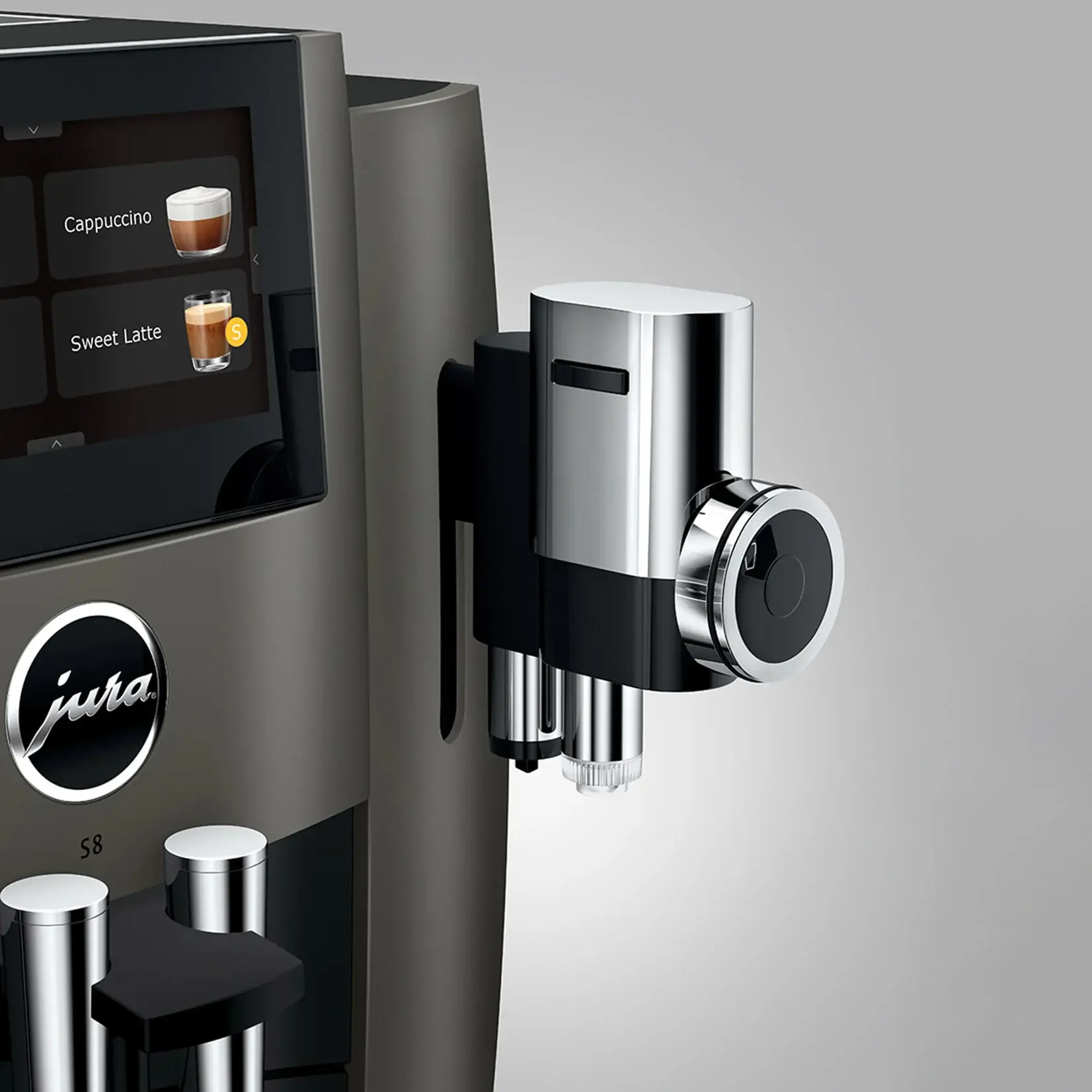 JURA Espresso automatique S8 Dark Inox JU15755