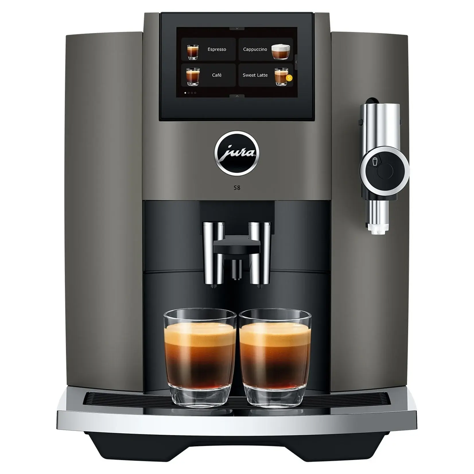 JURA Espresso automatique S8 Dark Inox JU15755