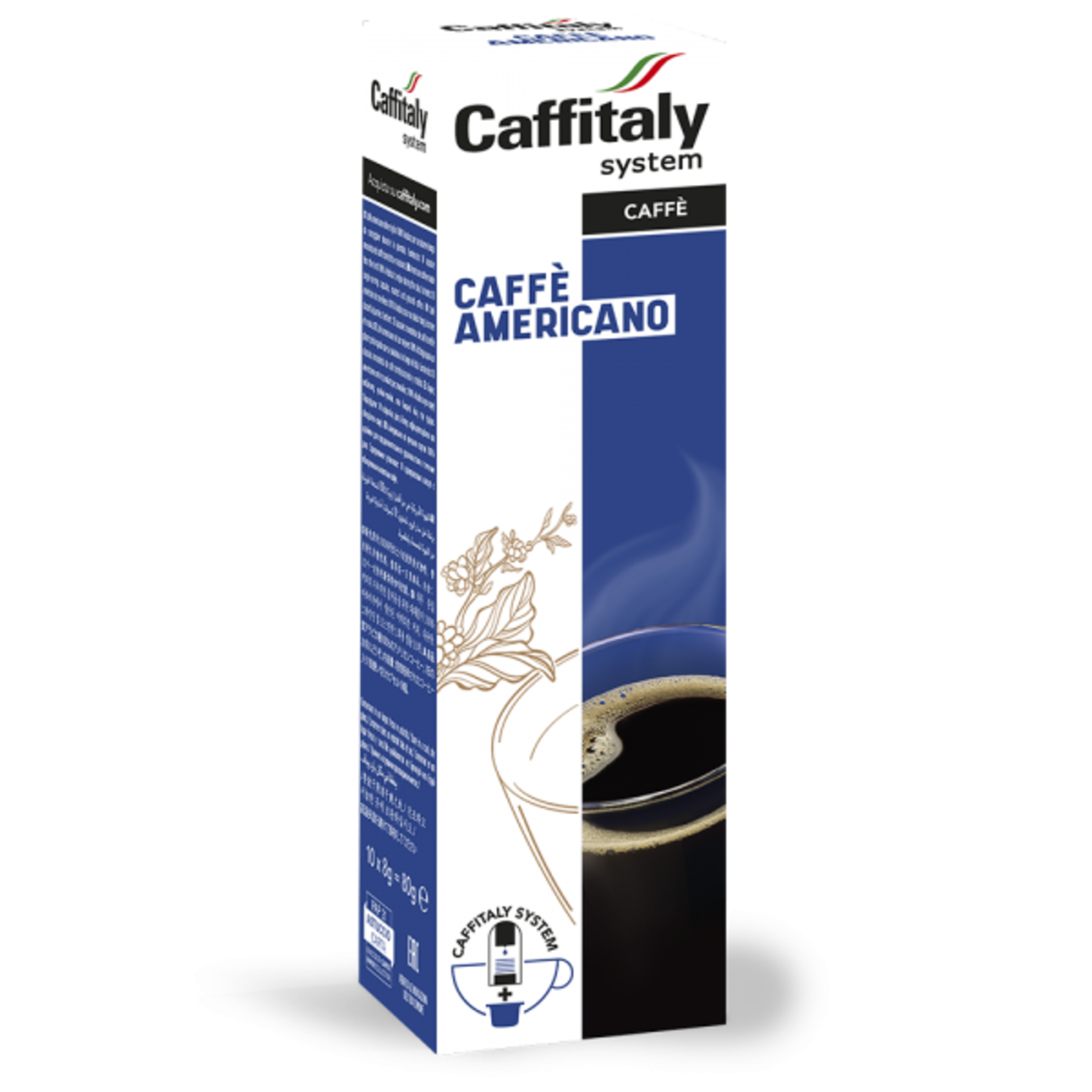 CAFFITALY Capsules Originale Americano Ècaffè (10 capsules)052