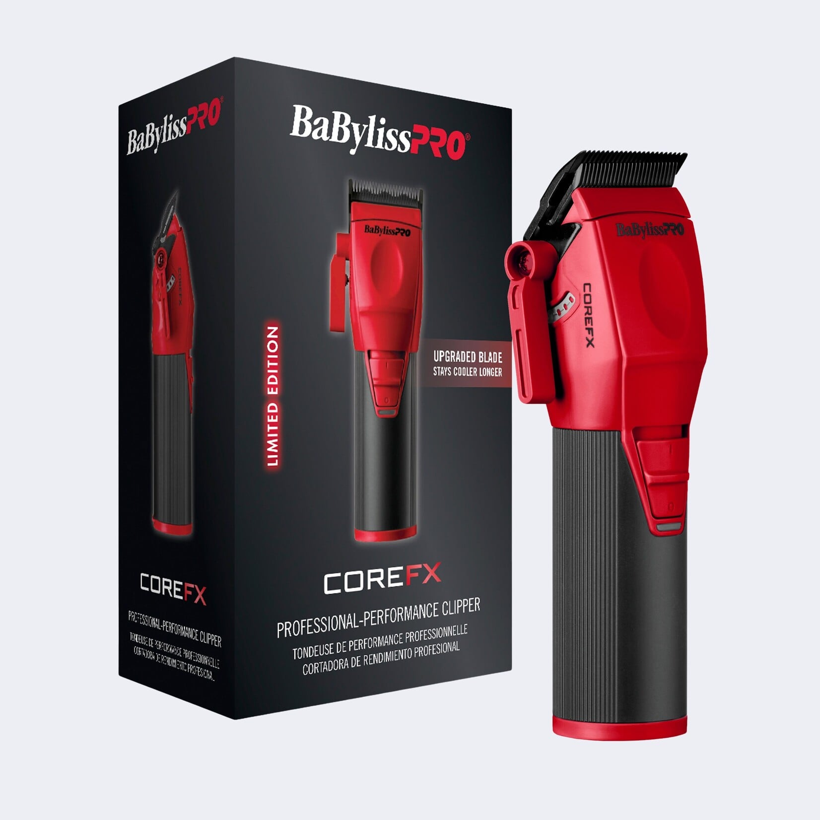 BABYLISS PRO Tondeuse sans fil Corefx Rouge FX86RD