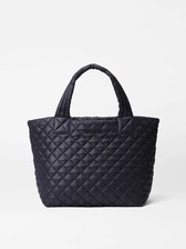 Medium Metro Tote Deluxe Denim - Hustle & Heart