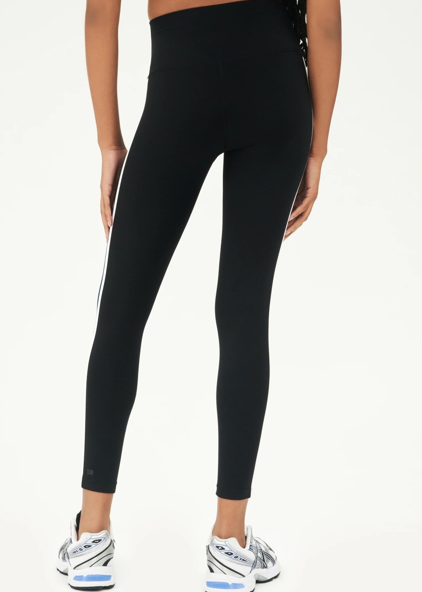 Buy Splits59 Black Ella Leggings - Black/stone Blue At 64% Off