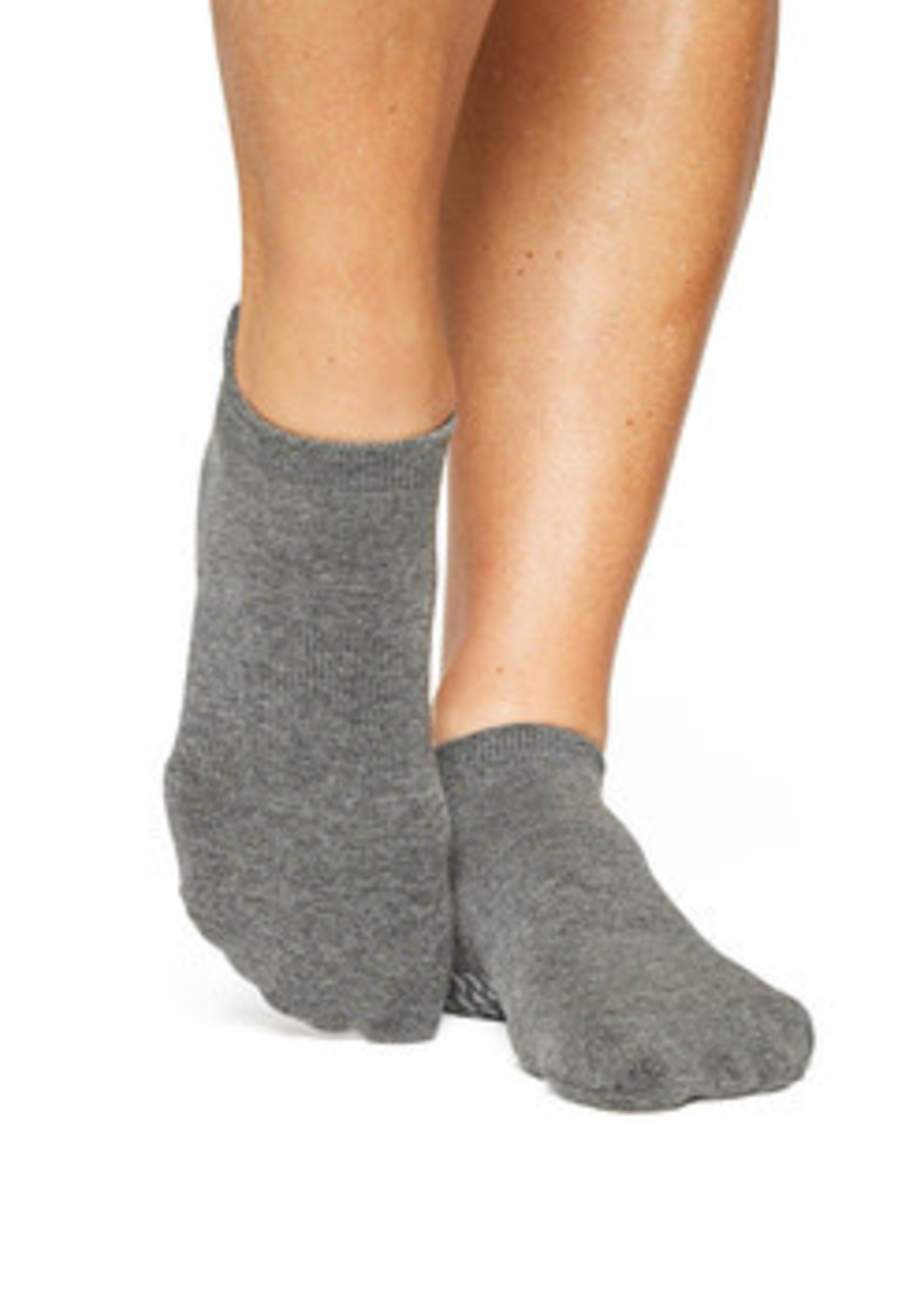 Pointe Studio Union Grip Sock Charcoal