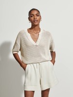 Varley Callie Knit Top Egret