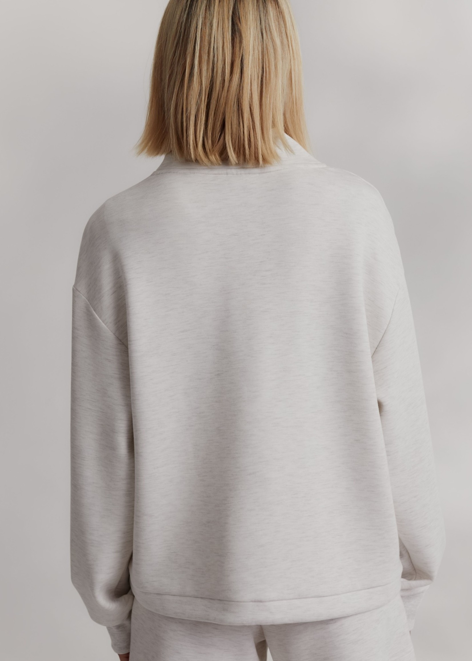 Varley Betsy Sweat Ivory Marl