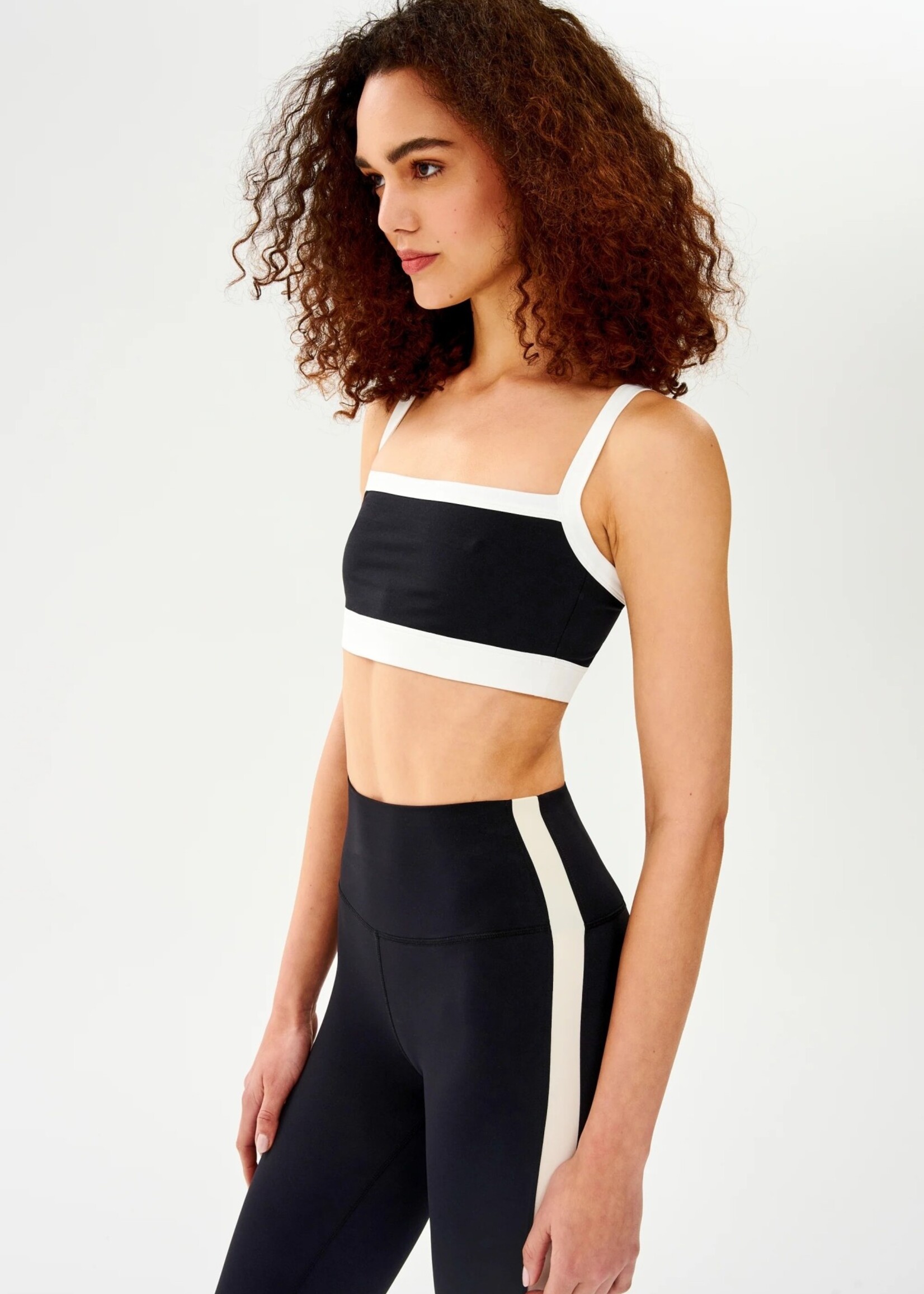 Splits59 Clare High Waist Rigor 7/8 Black/White