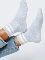 Jouer Sock Heather Grey-White
