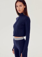 Splits59 Stevie Active Rib Half Zip Indigo