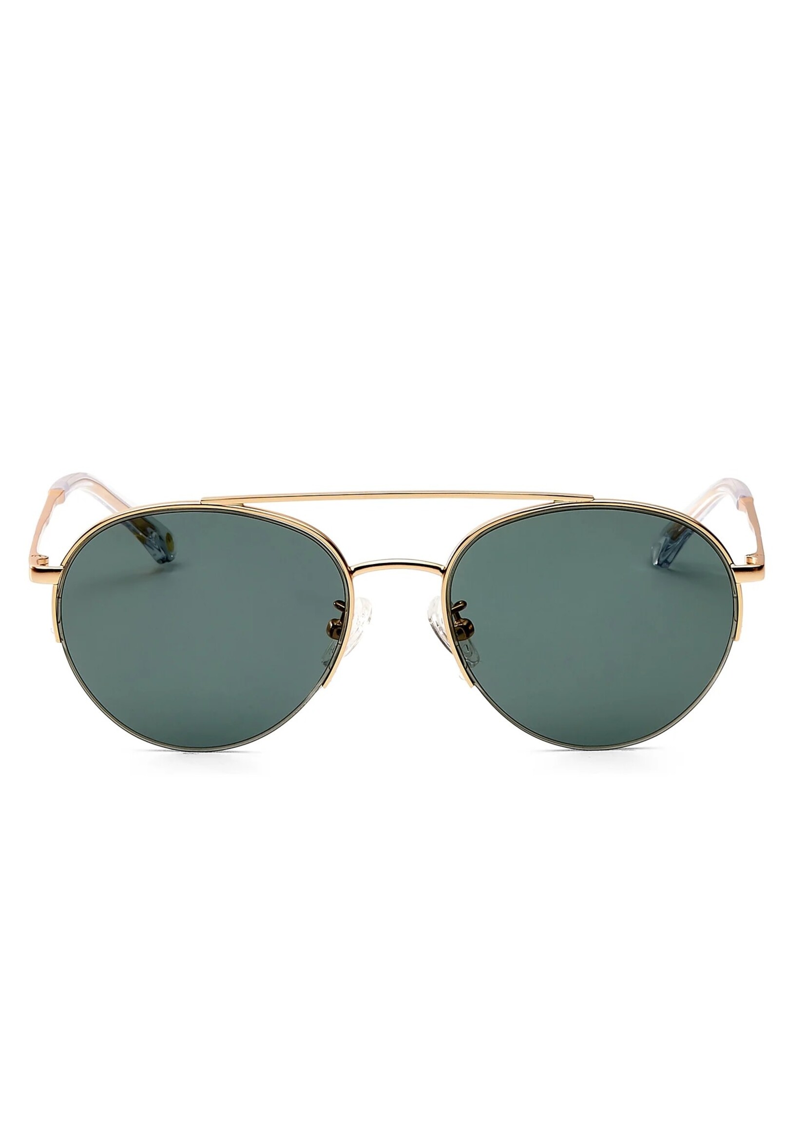 Eleventh Hour Yacht Club Sunglasses Gold Olive