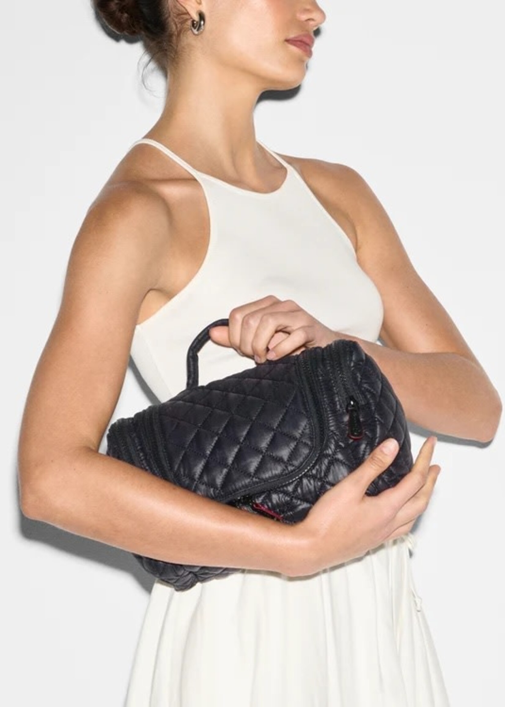 MZ Wallace Hanging Travel Cosmetic Black