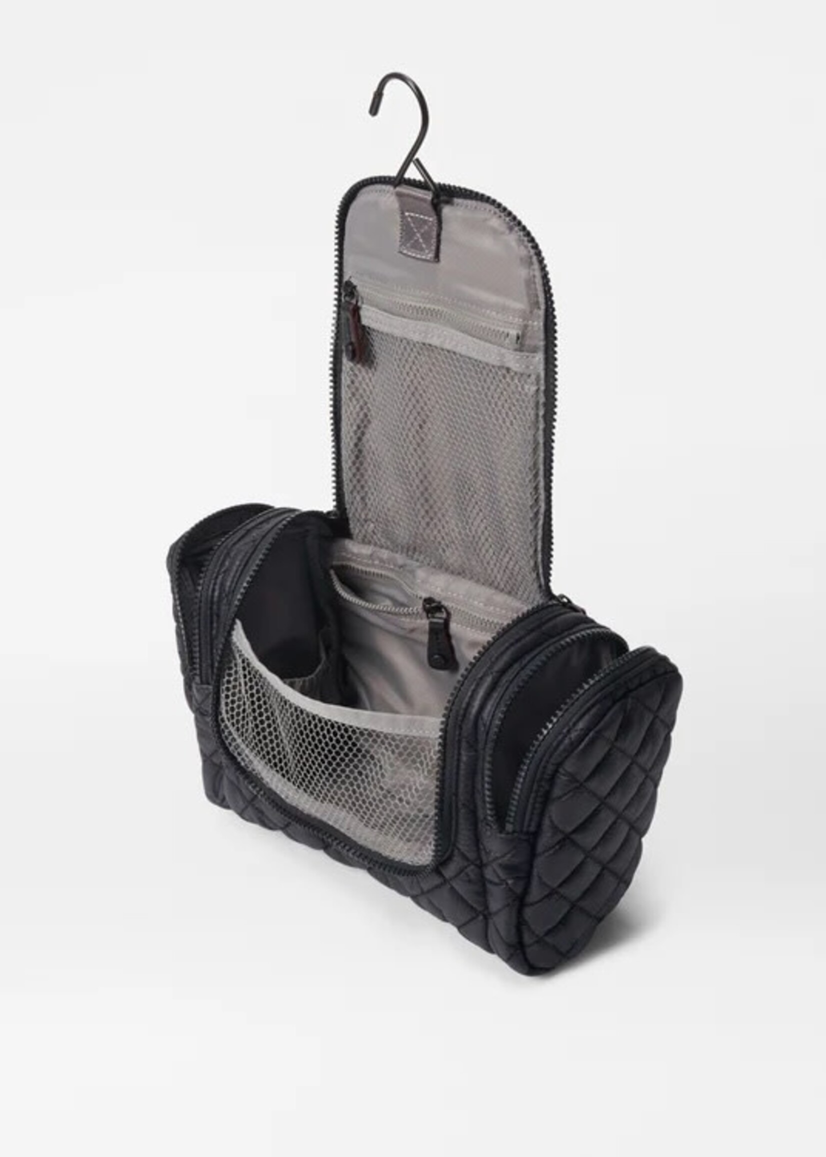 MZ Wallace Hanging Travel Cosmetic Black